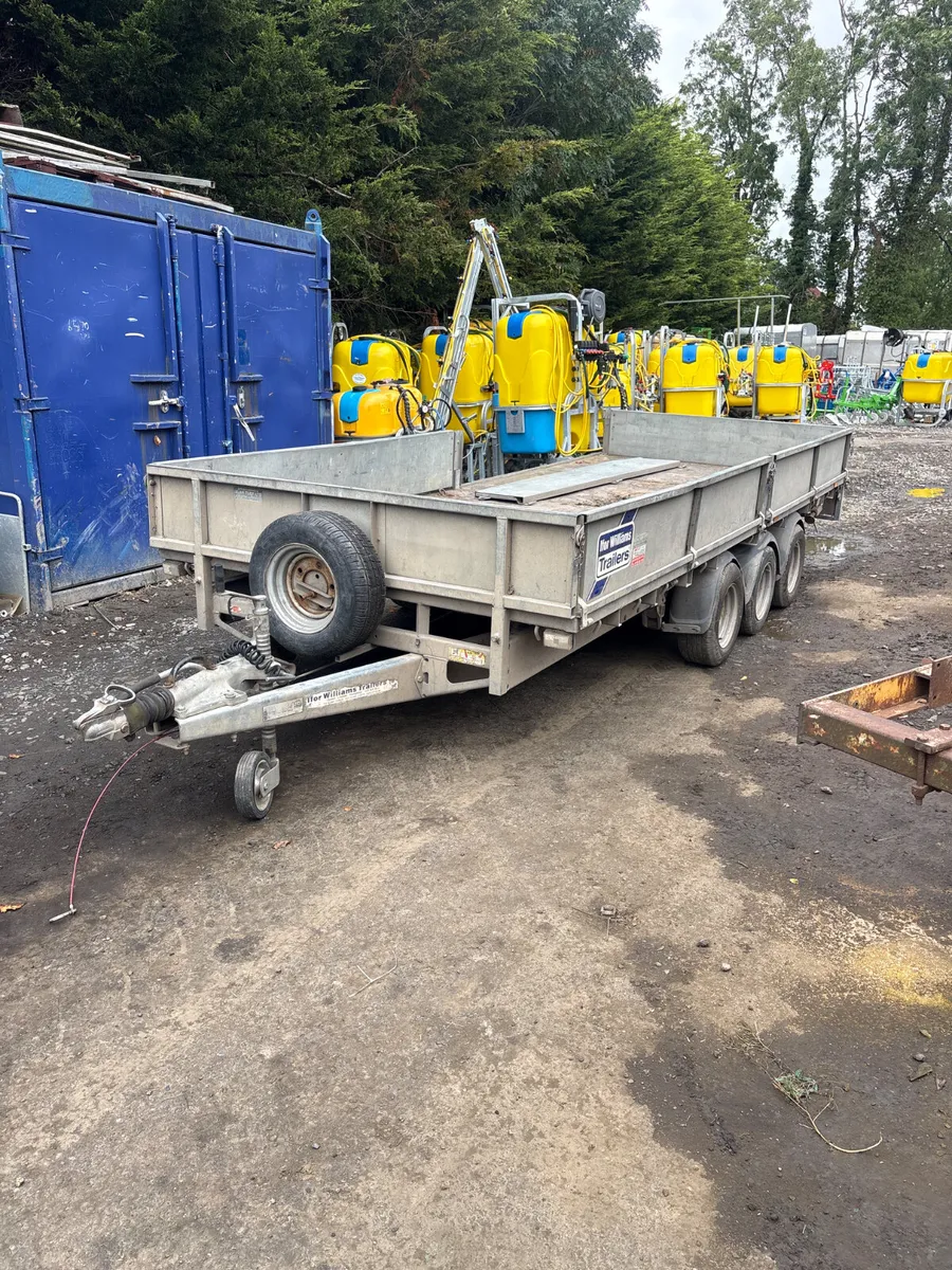 Ifor Williams 16ft dropside trailer - Image 1