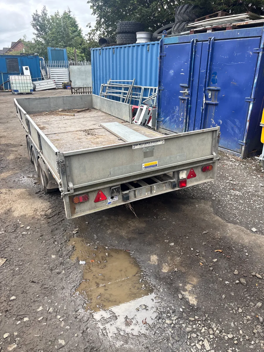 Ifor Williams 16ft dropside trailer - Image 2