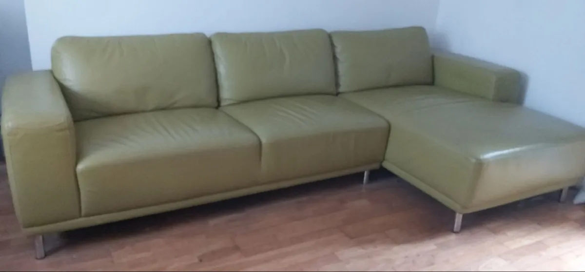 Italian leather sofa