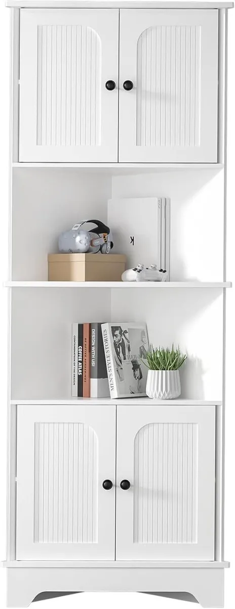 173CM Tall Corner Cabinet Slim Freestanding - Image 1