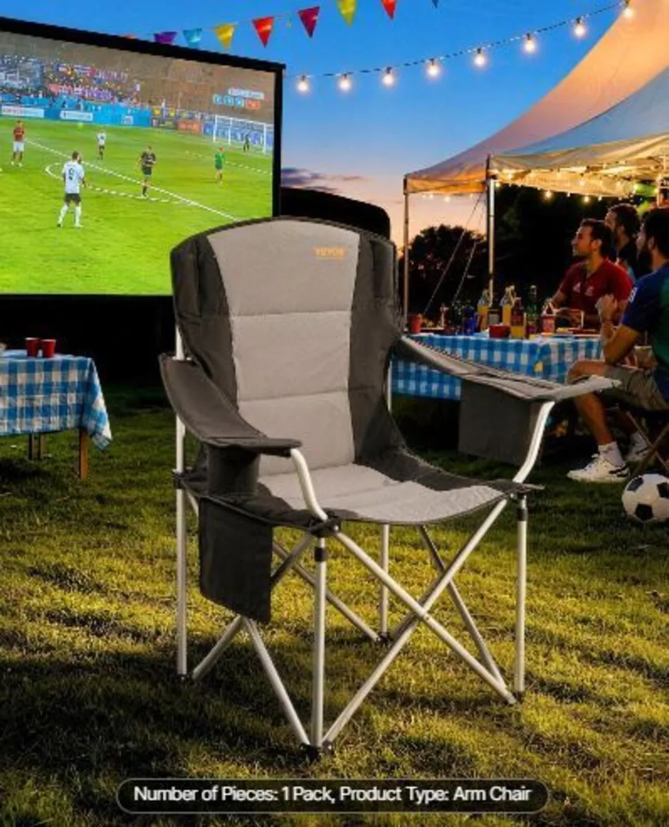 Oversized Camping Chairs, 204 kg Heavy - Image 2
