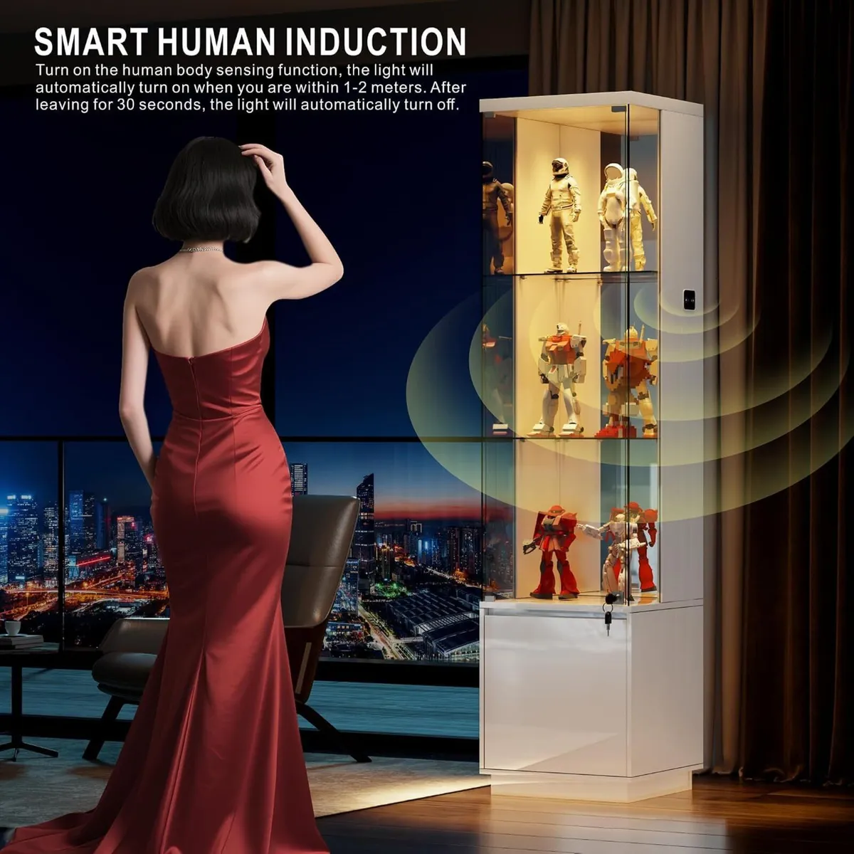 Display Cabinets with Lockable and Glass Doors - Image 4