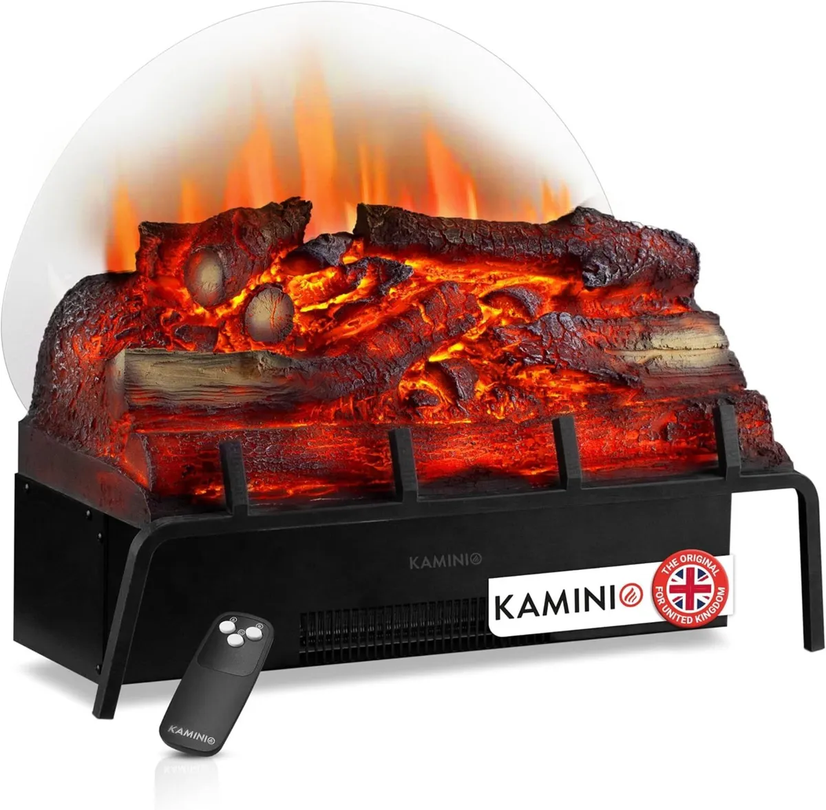 Electric Fireplace Noah Portabel Basket Fire - Image 1