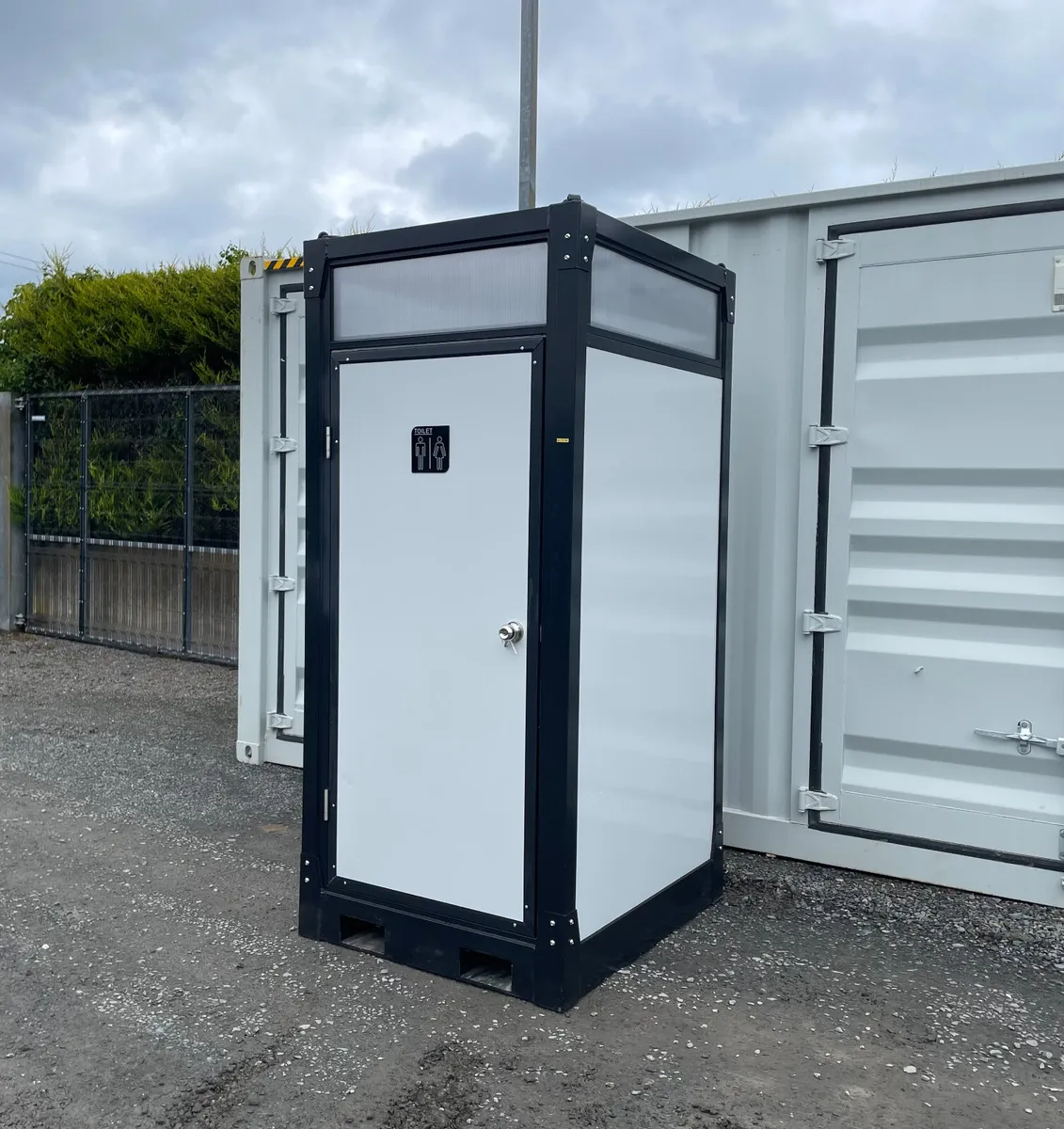 New 220V Single Portable Toilet **Online Auction** - Image 1