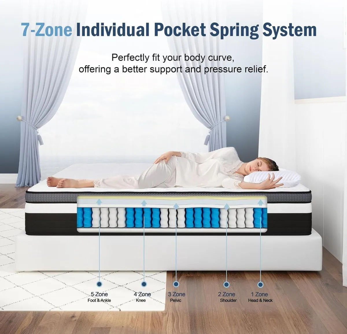 Azure Spinal Care Mattress Medium Firm - Image 4
