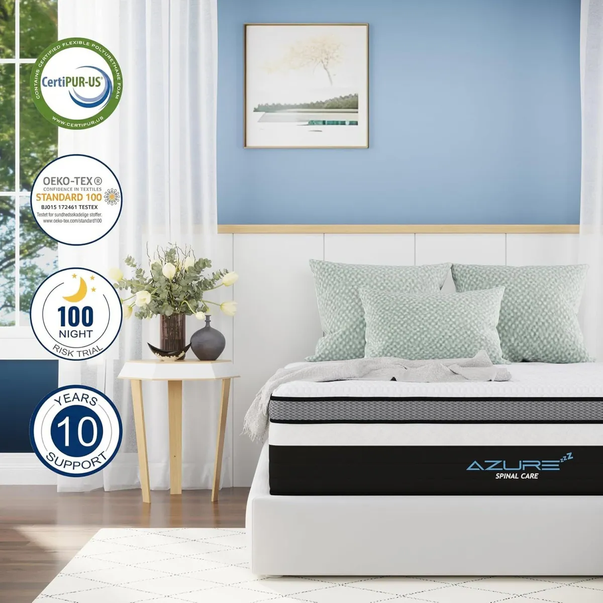 Azure Spinal Care Mattress Medium Firm - Image 3