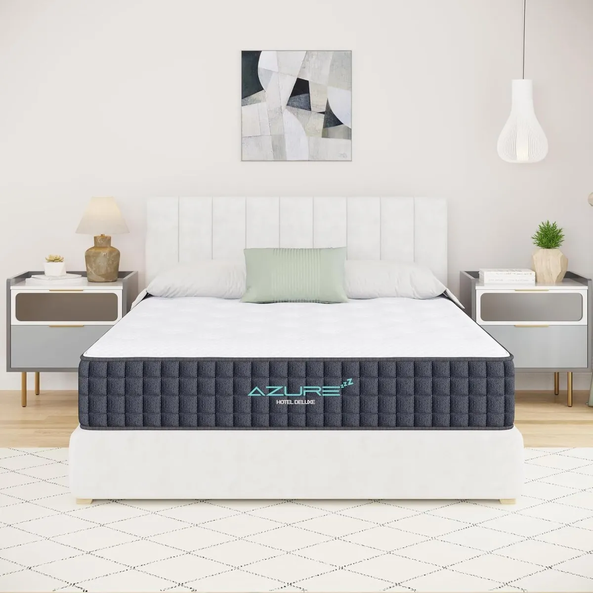Mattress 10 Inch Memory Foam Hybrid Medium Firm - Image 2