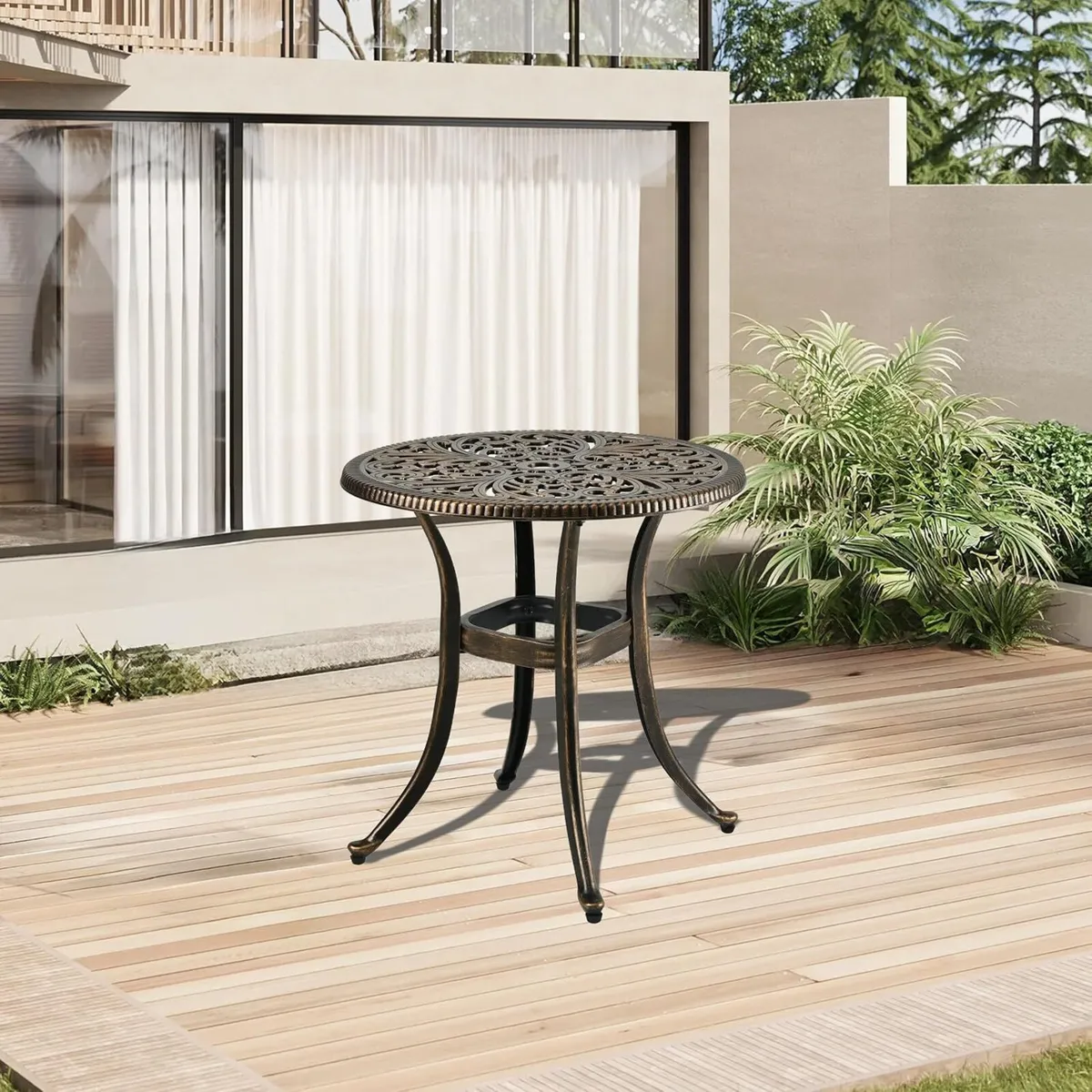 Garden Table with Parasol Hole - Image 2