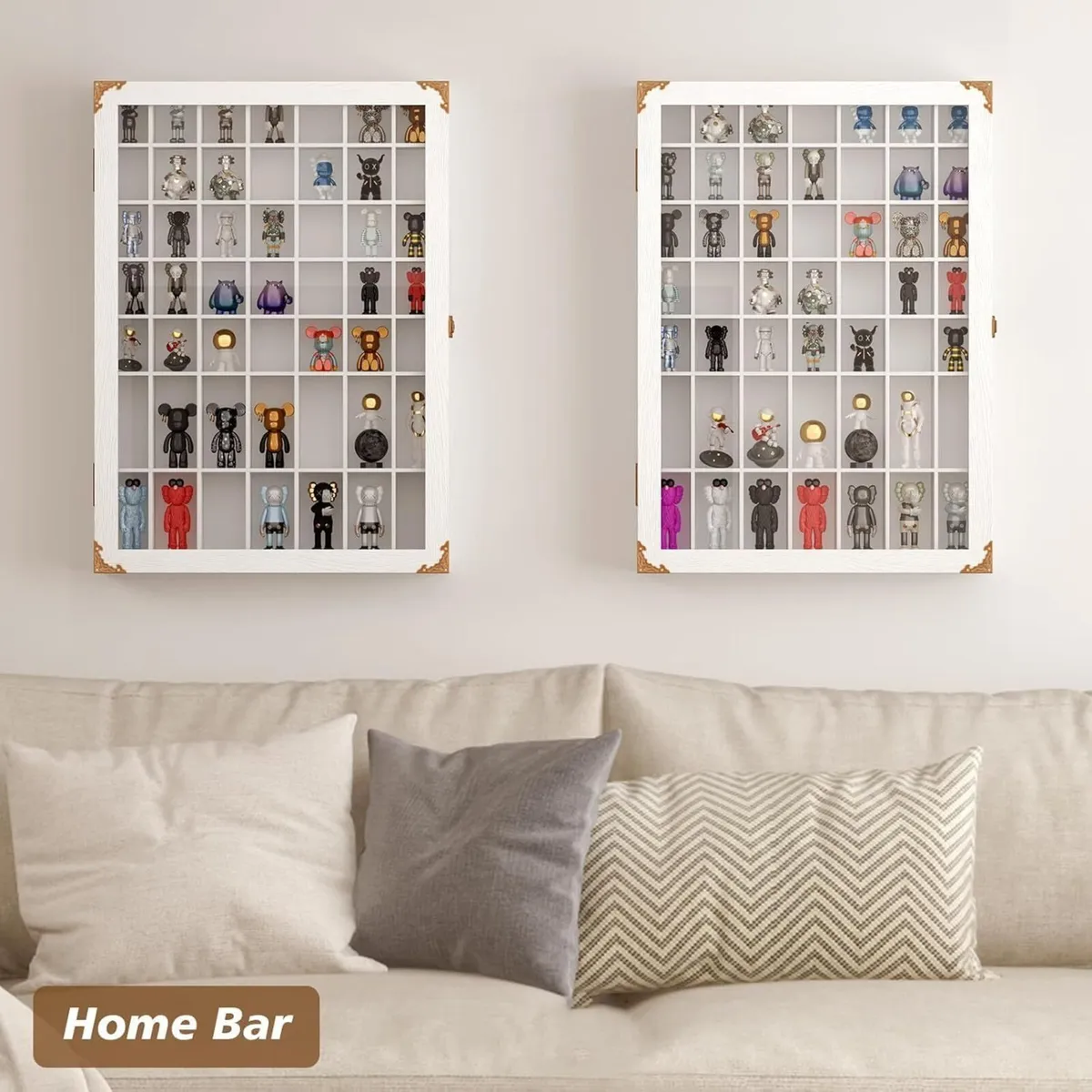 Wall Display Cabinet Lockable with Acrylic Door 49 - Image 4