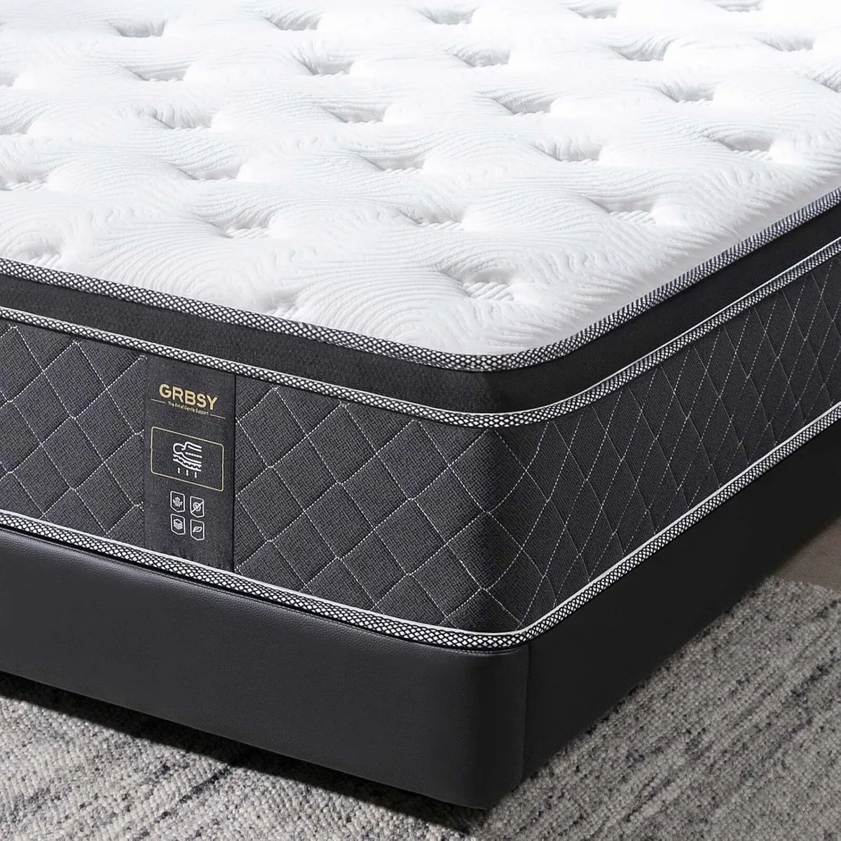 Mattress 10.2 Inch Memory Foam Individual Pocket - Image 1