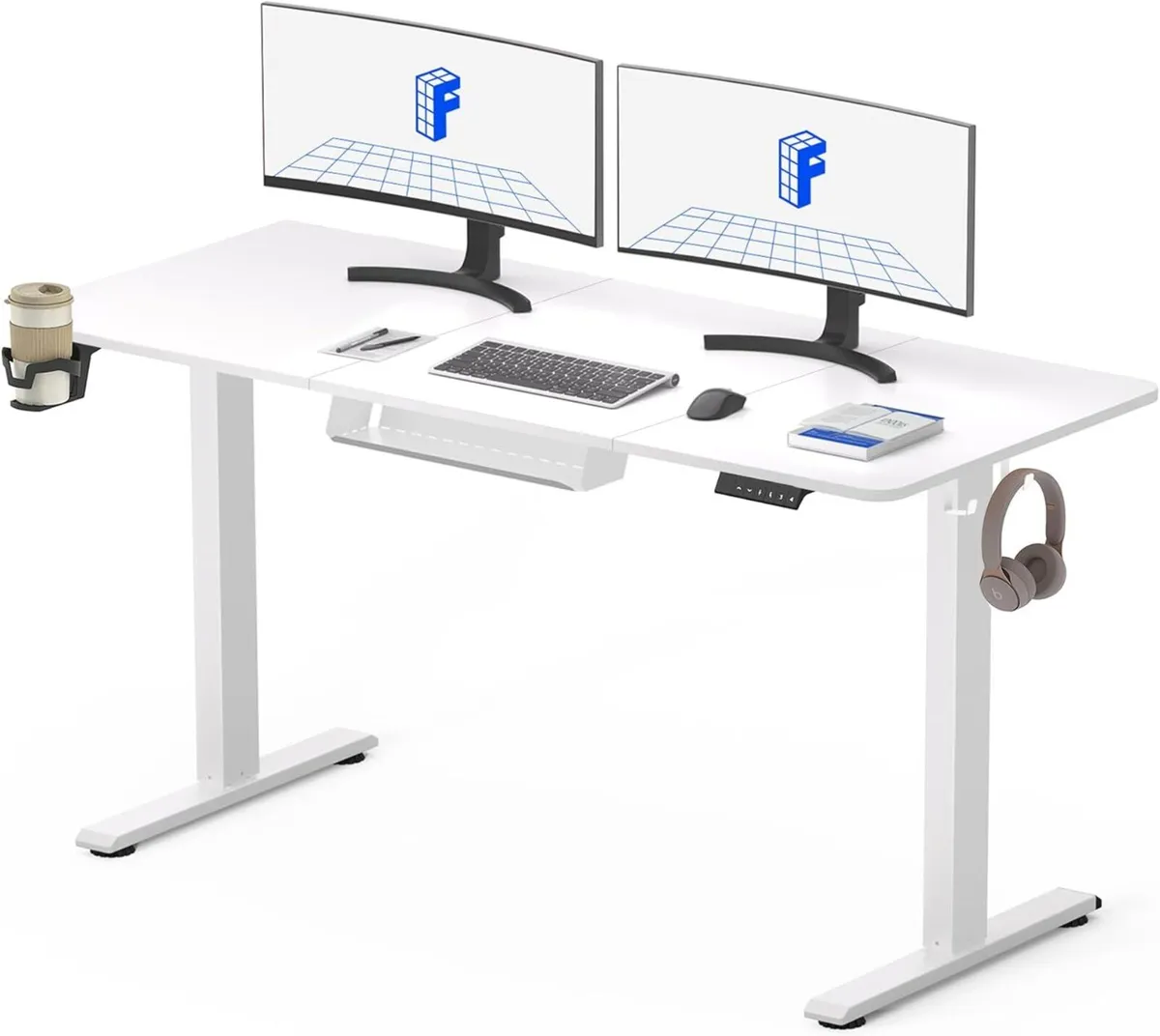 140 X 60CM Electric Standing Desk Height - Image 1