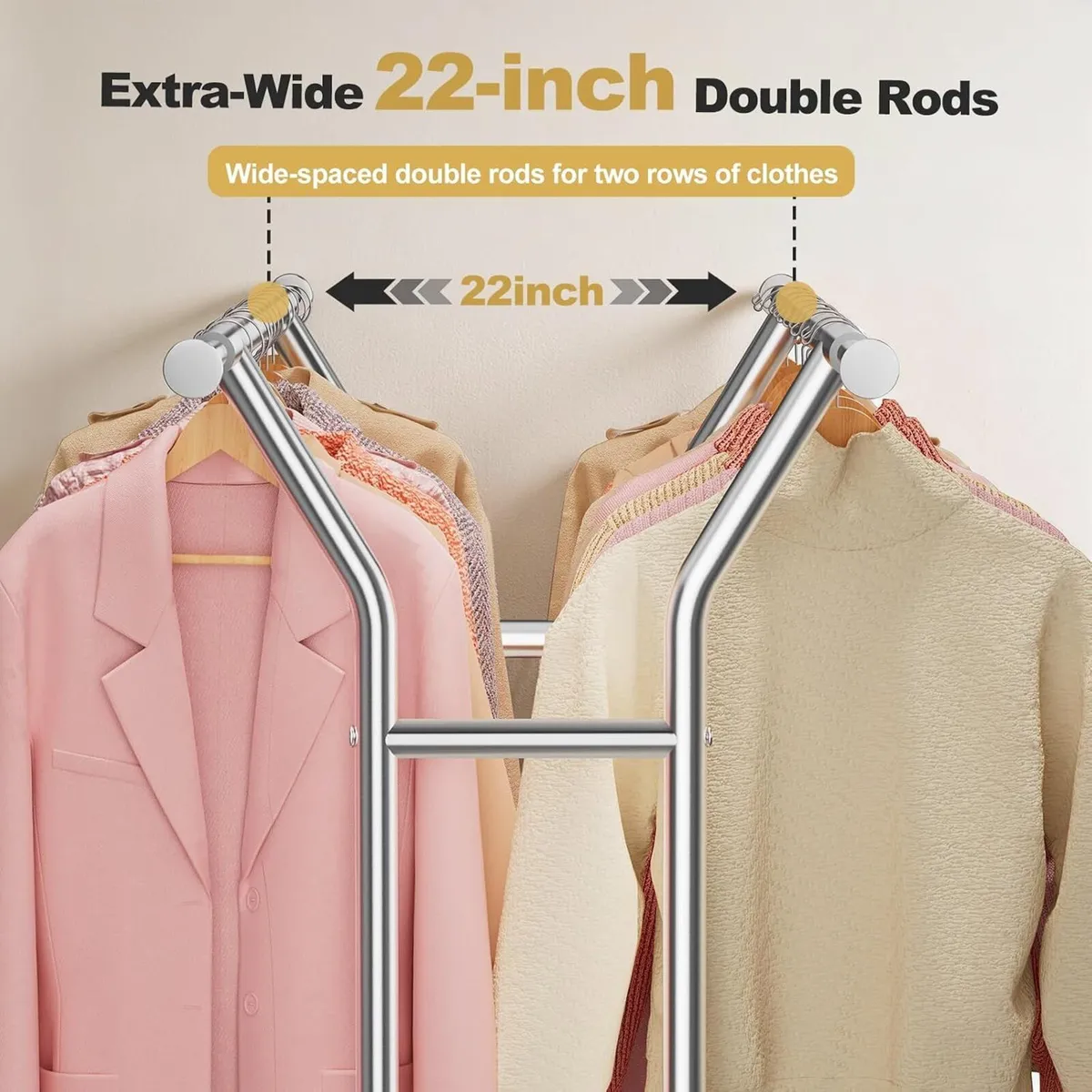 Clothes Rail Heavy Duty - Image 3