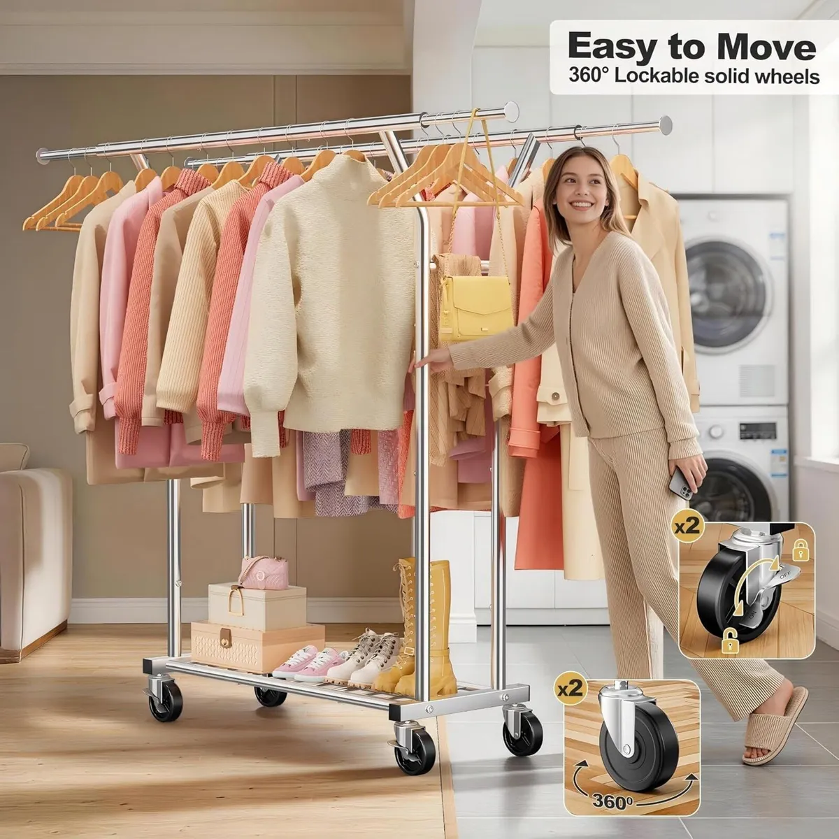 Clothes Rail Heavy Duty - Image 4