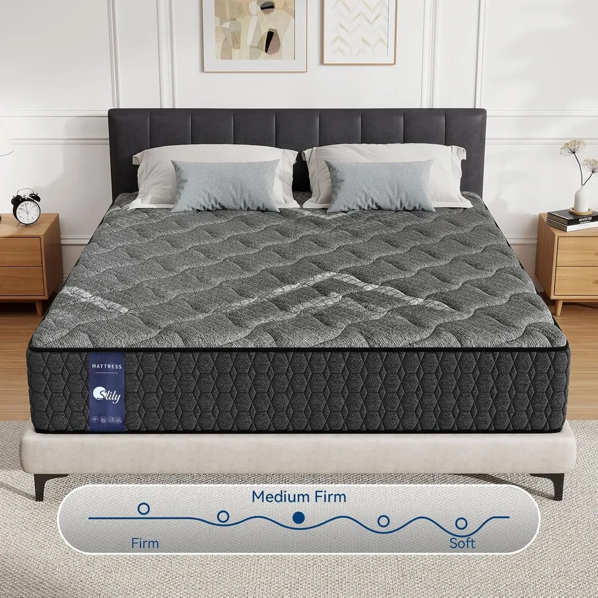Mattress Medium Firm Hybrid Memory Foam Mattresses - Image 2