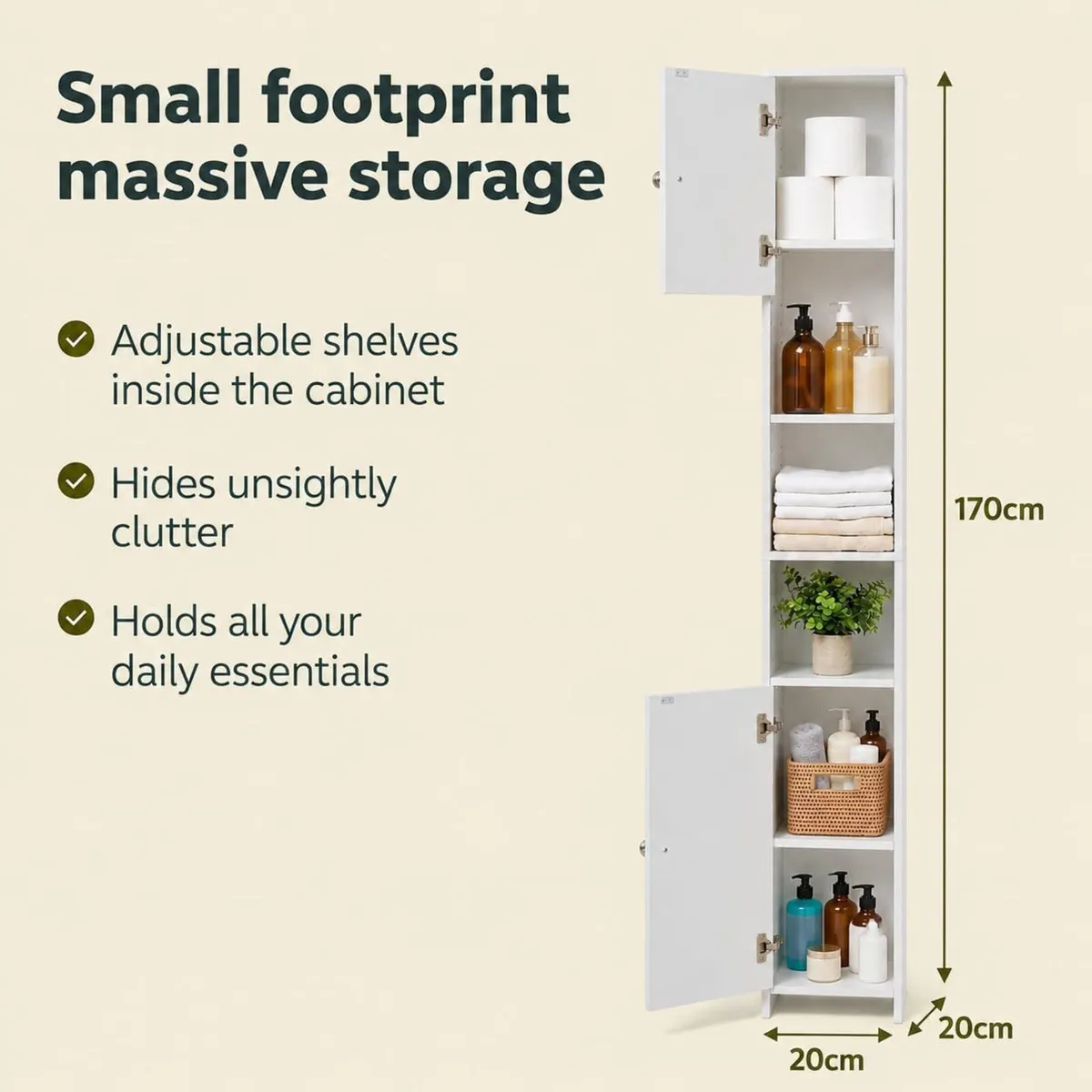 Absolute Deal Bathroom Cabinet - Image 2