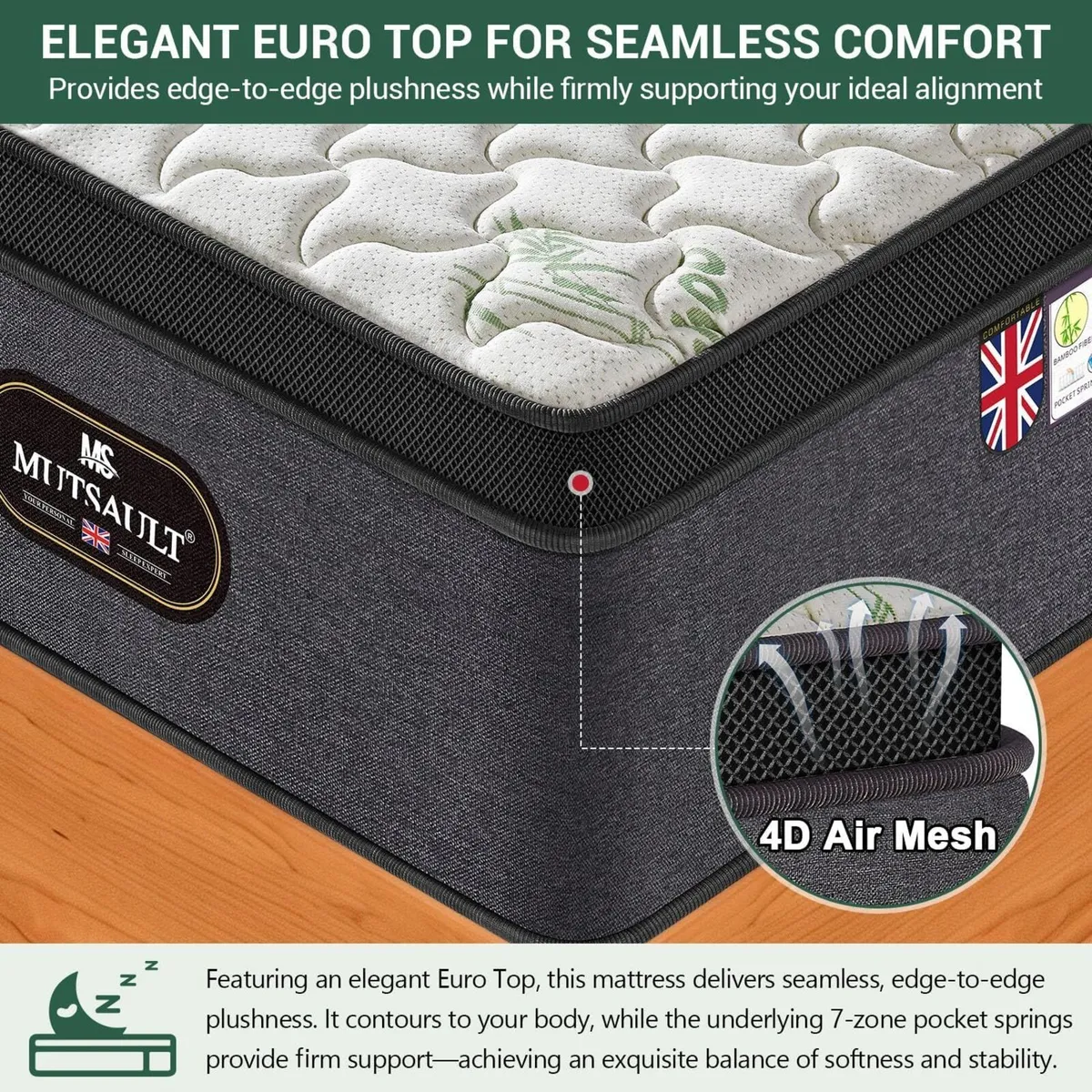 Orthopaedic Mattress for Back Pain Relief Luxe - Image 3