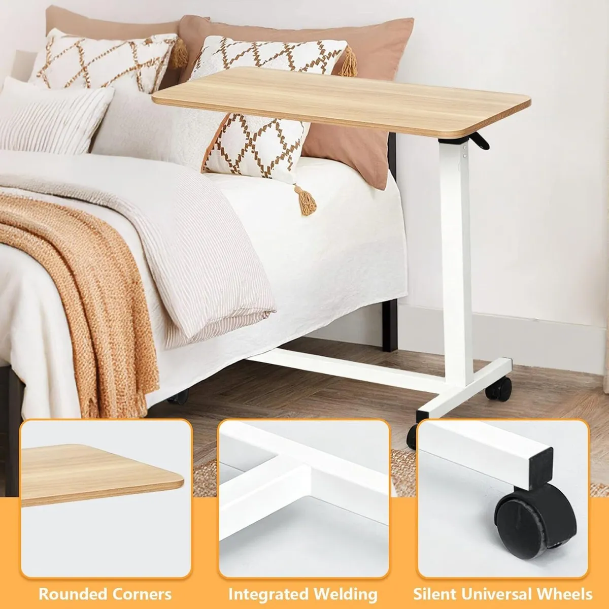 Table Adjustable Height Hospital Bed - Image 3