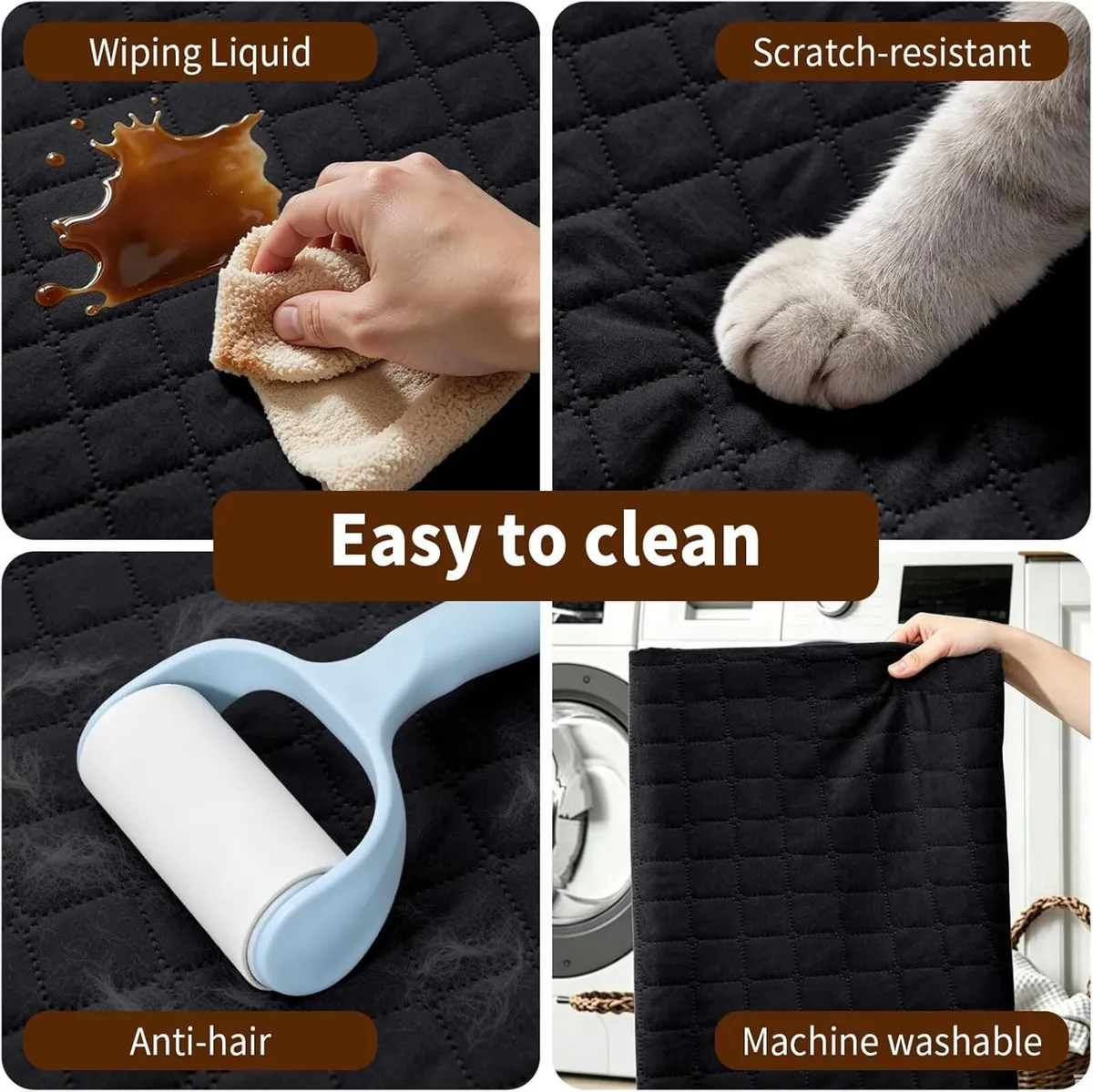 Waterproof Recliner Chair Cover Non-Slip Covers - Image 2