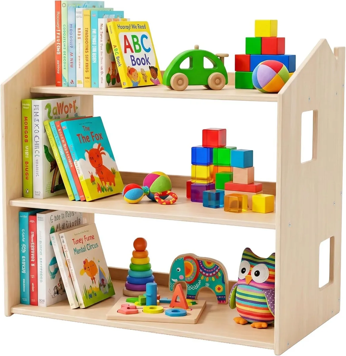 Kids' House-Shaped Bookcase - Image 1