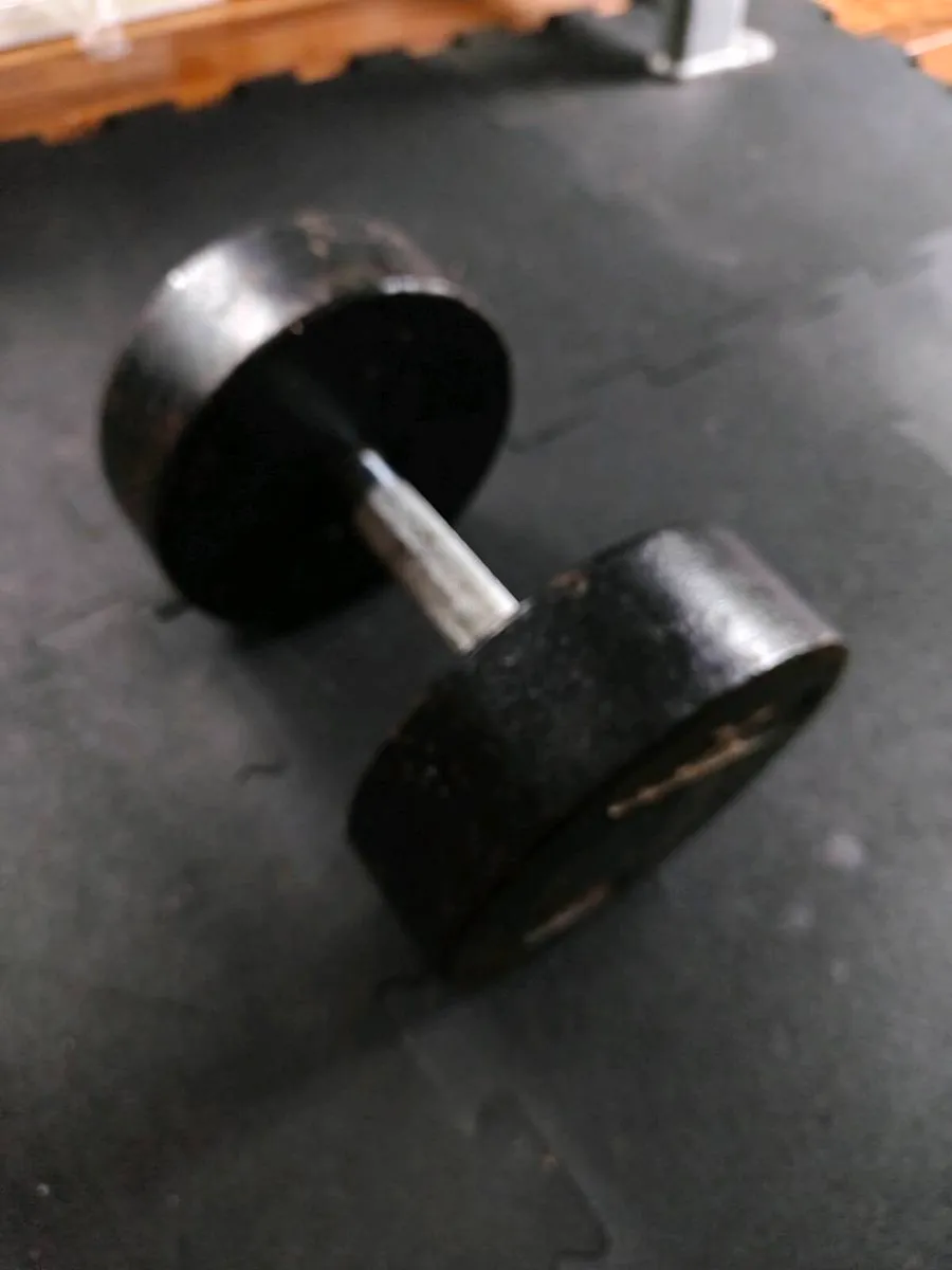 Dumbbell 32 kg gym equipment - Image 2