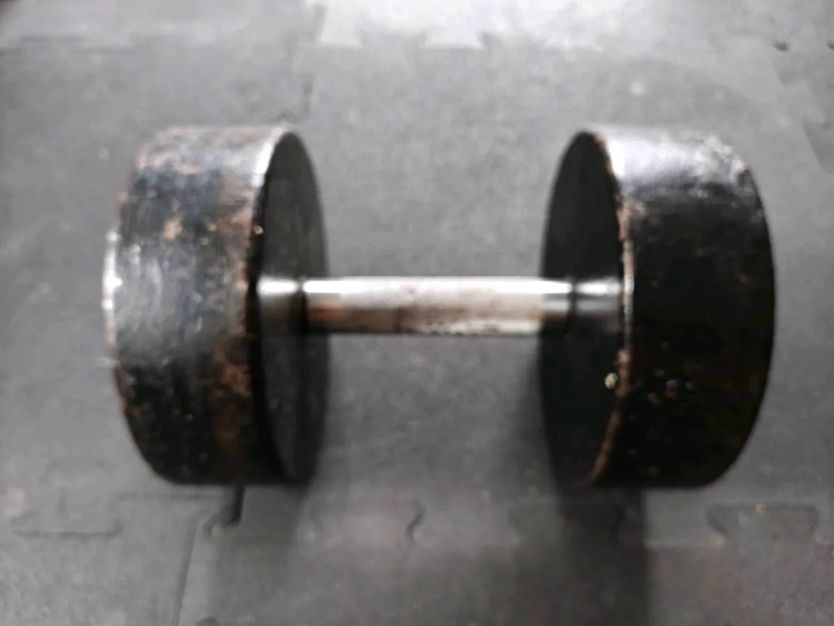 Dumbbell 32 kg gym equipment - Image 3
