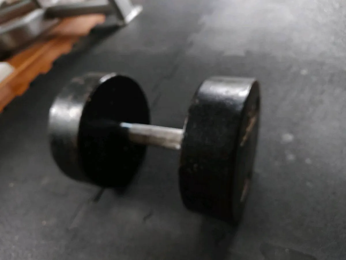 Dumbbell 32 kg gym equipment - Image 4