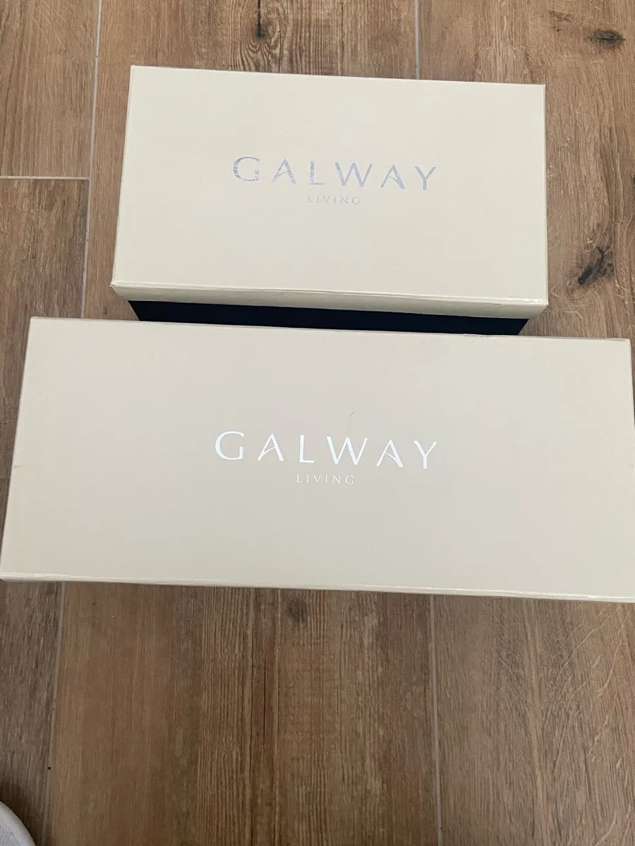 Galway crystal candle holders - Image 3