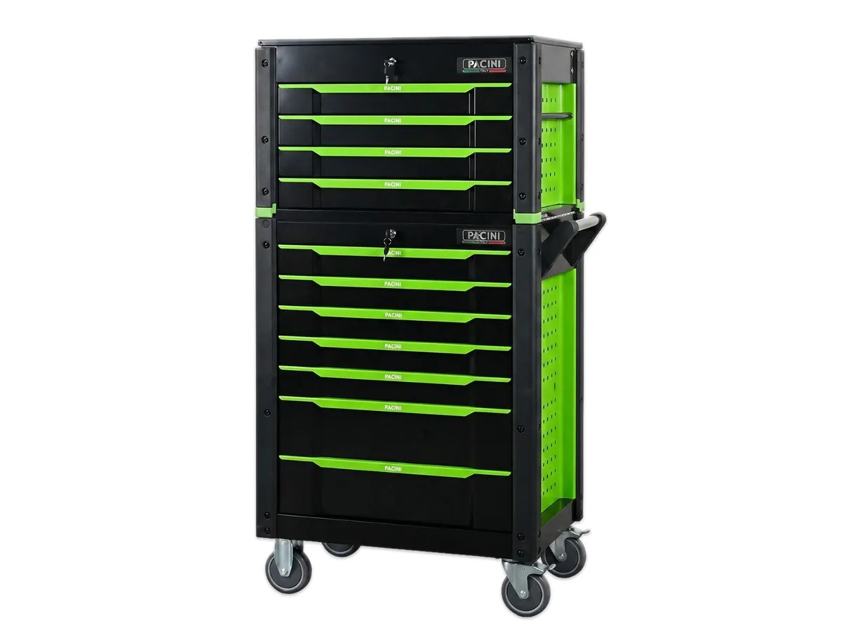 11 Drawers top chest and roller cabinet - Image 4