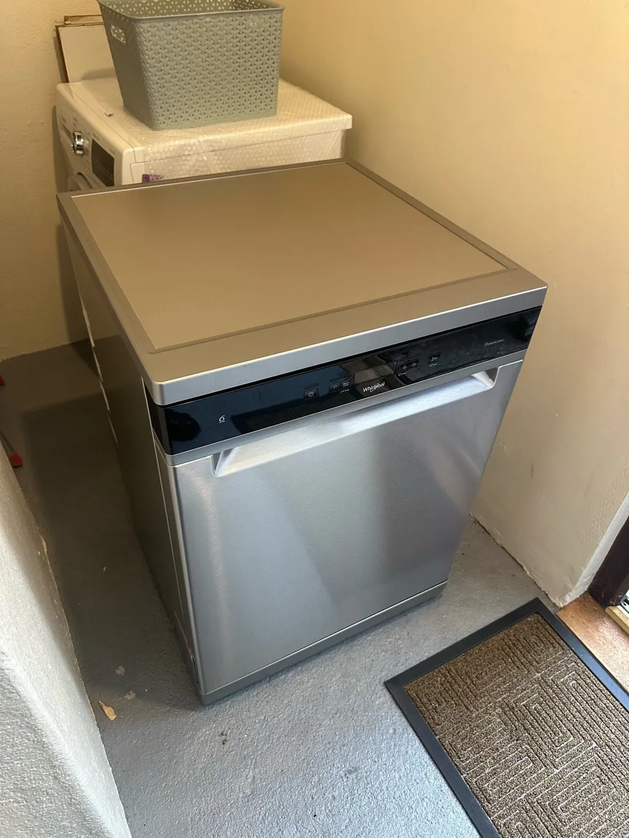 Whirlpool 60cm Dishwasher (model WFC3C33PFXUK) - Image 1