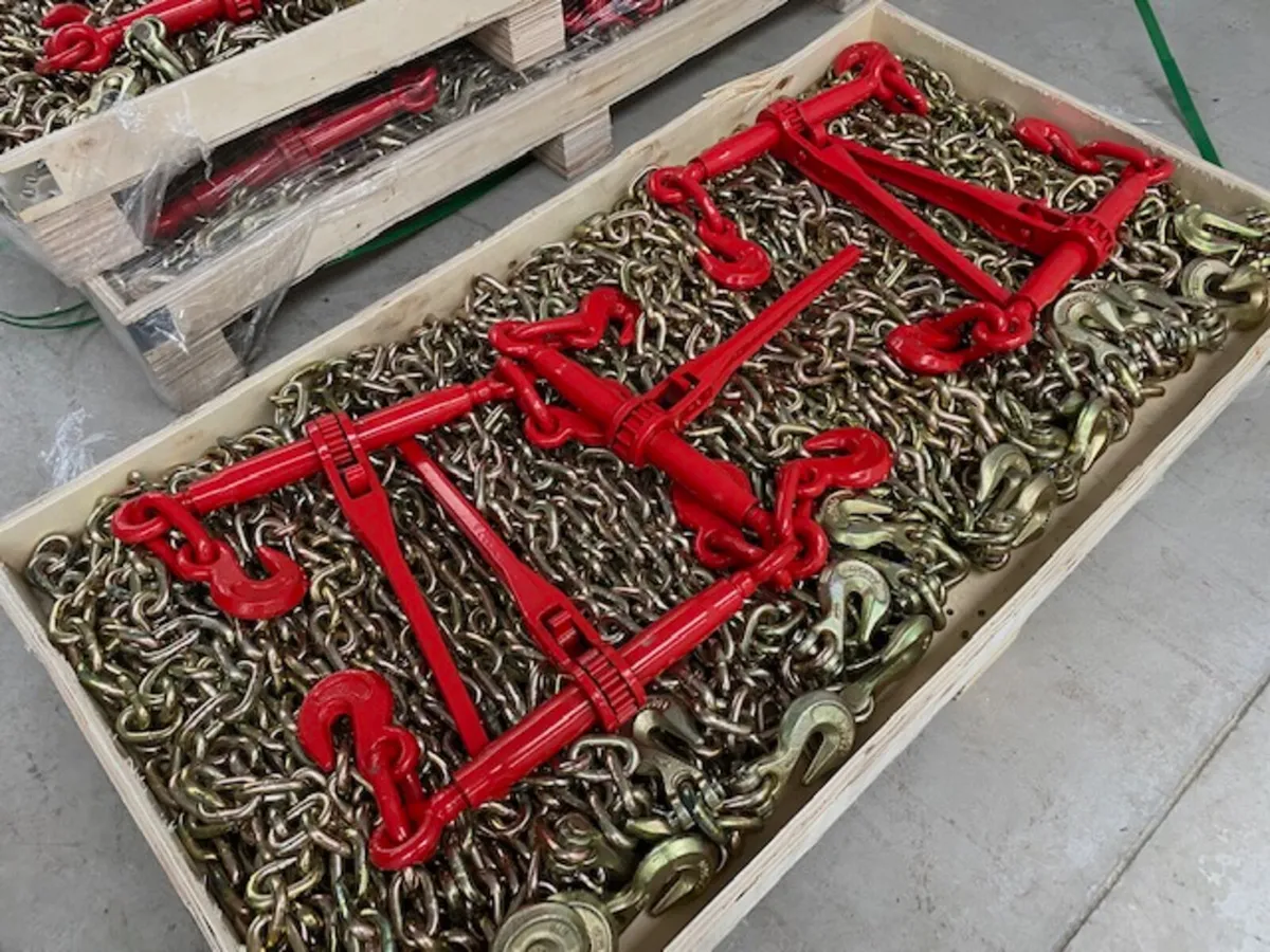 New Ratchet Binders & Chain Set **Online Auction** - Image 3