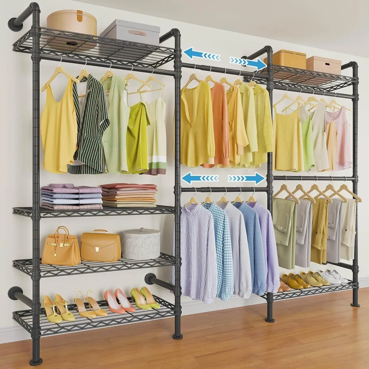 F3 Garment Rack Heavy Duty Clothes for Hanging - Image 1
