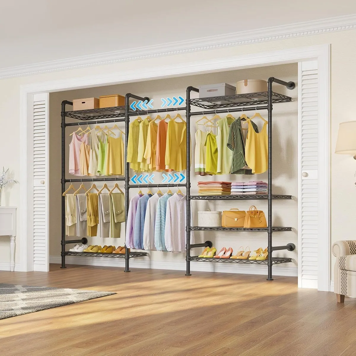 F3 Garment Rack Heavy Duty Clothes for Hanging - Image 4