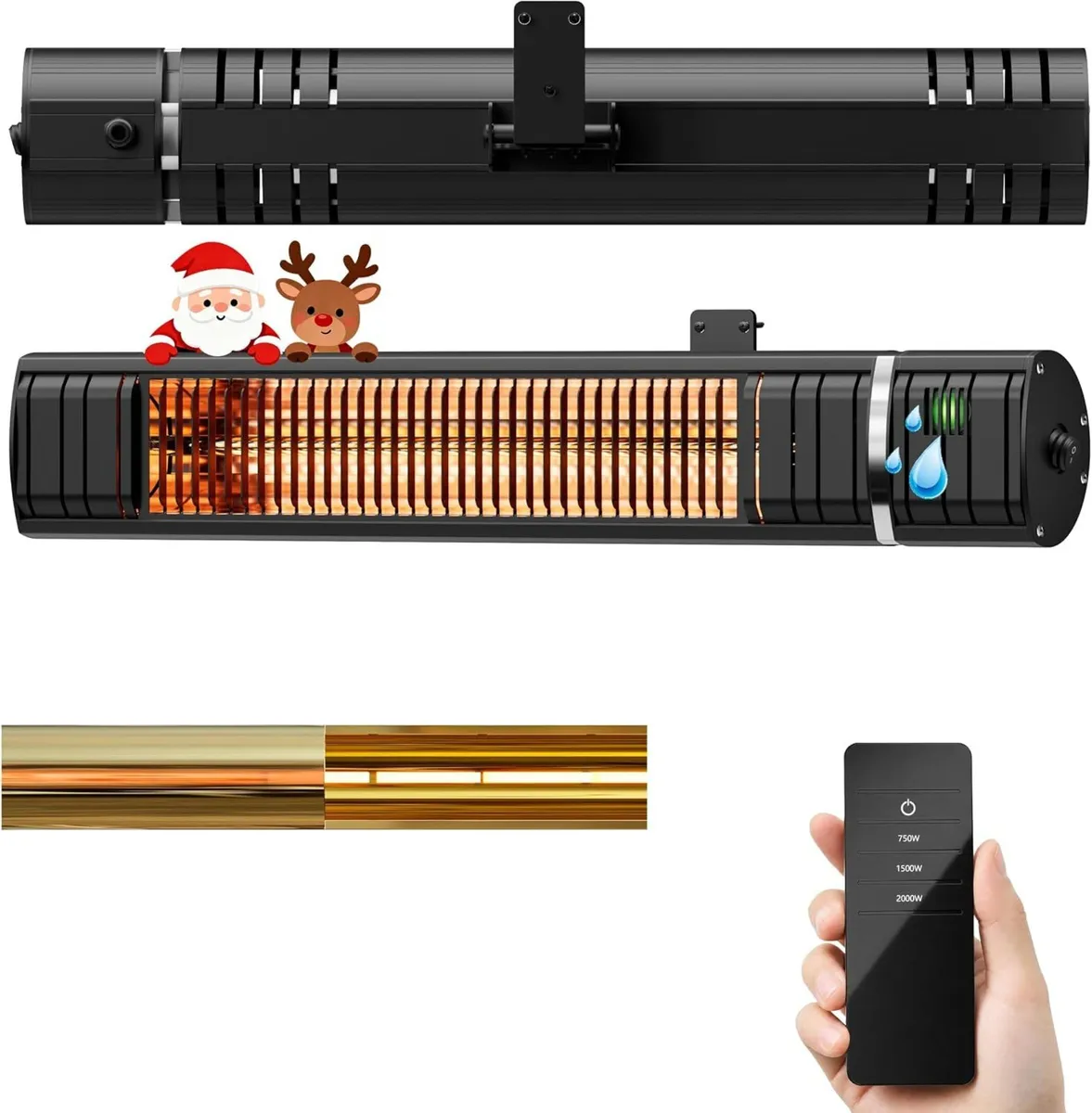 Electric Patio Heater 2000W - Image 1