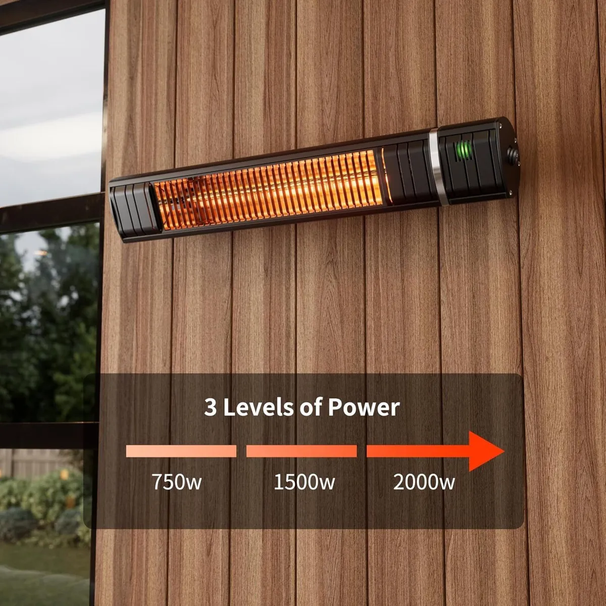 Electric Patio Heater 2000W - Image 2
