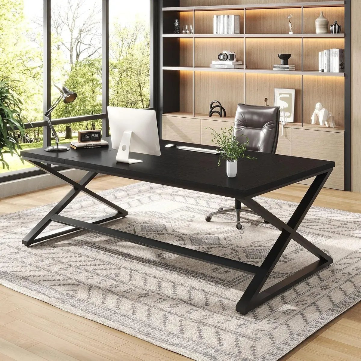 Computer Desk Gaming Office Table Large Desks - Image 1