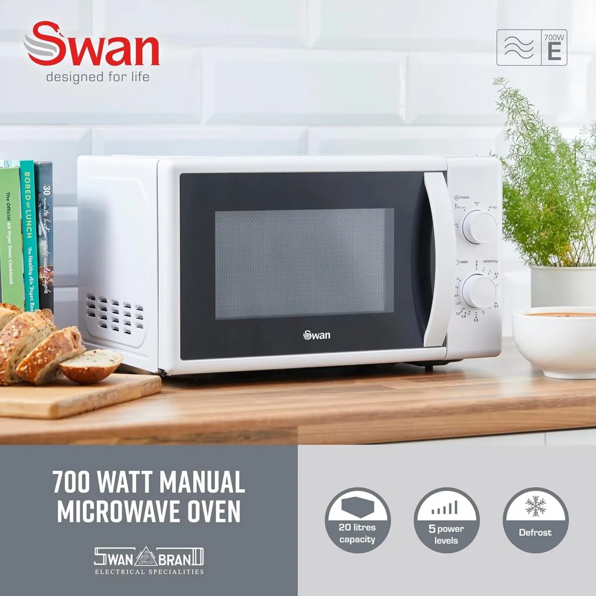 Manual Microwave with 5 Power Levels 35 Minute - Image 2