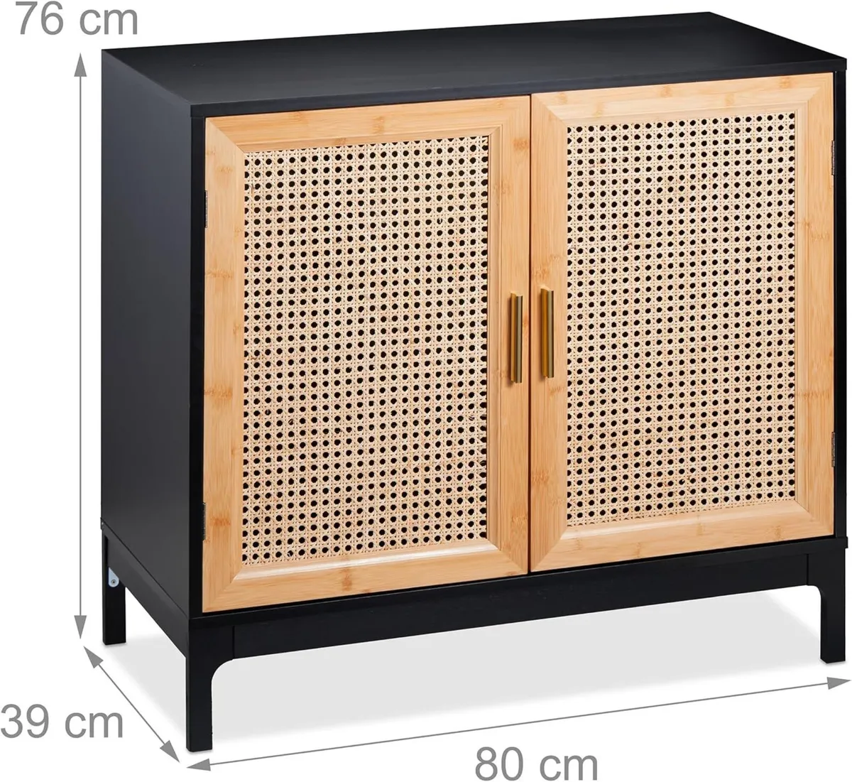 Sideboard 76x80x39CM Kitchen Storage Cabinet 2 - Image 3