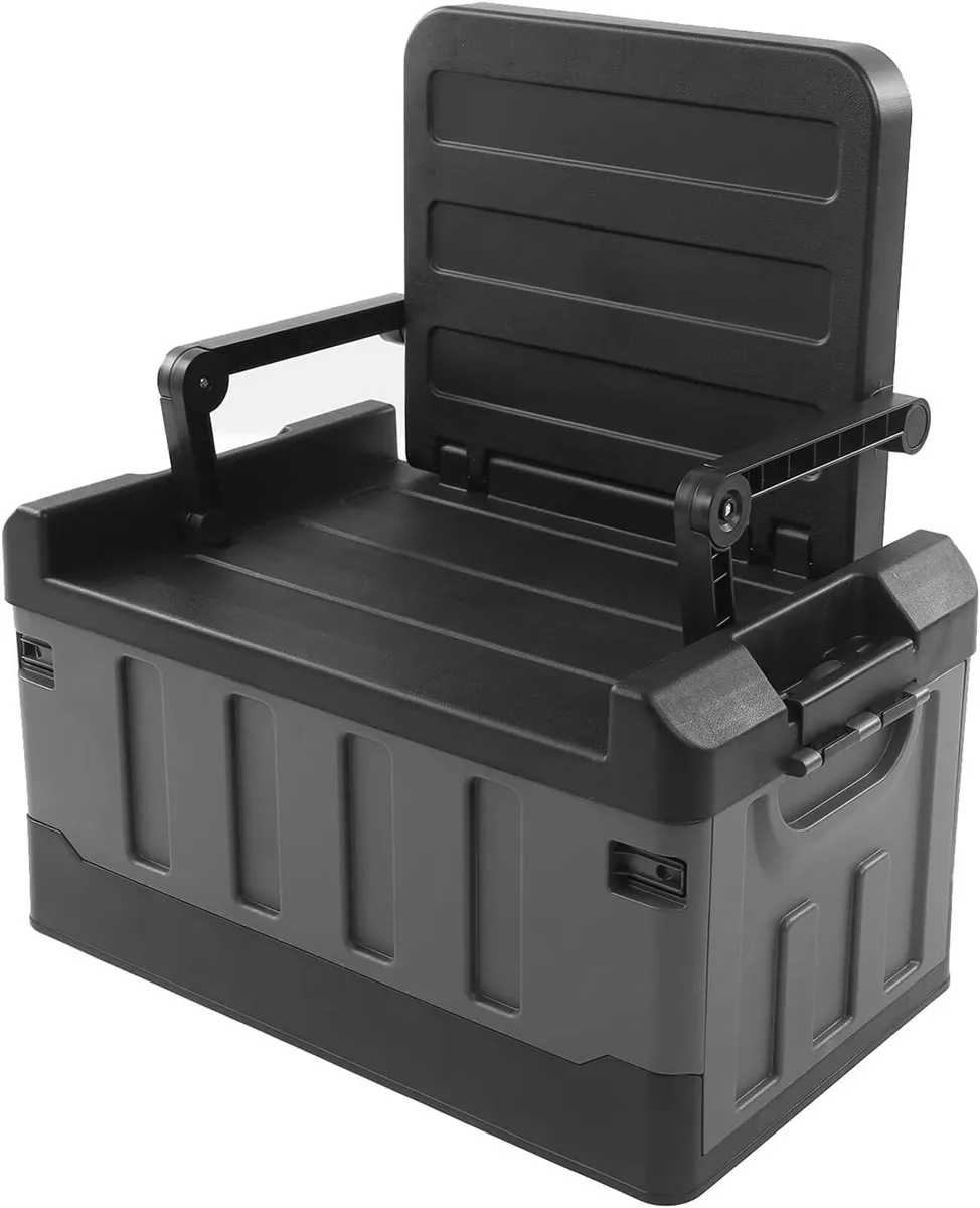 Trunk Organiser Chair 2 in 1 Foldable Container - Image 1
