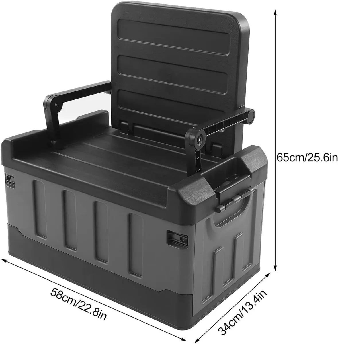 Trunk Organiser Chair 2 in 1 Foldable Container - Image 4