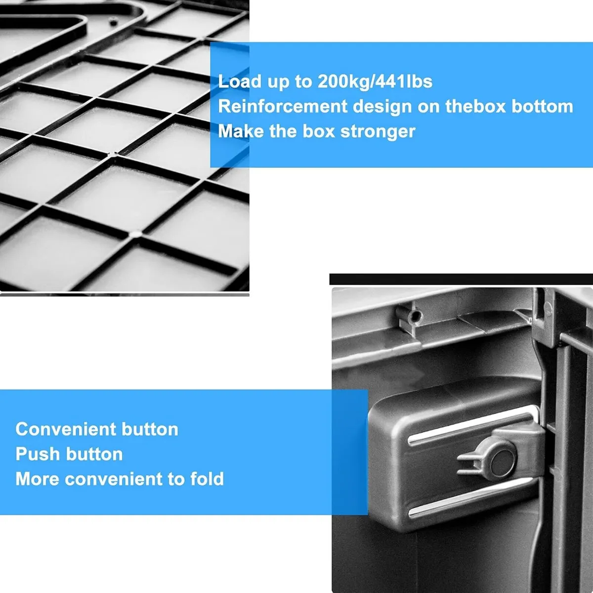 Trunk Organiser Chair 2 in 1 Foldable Container - Image 2