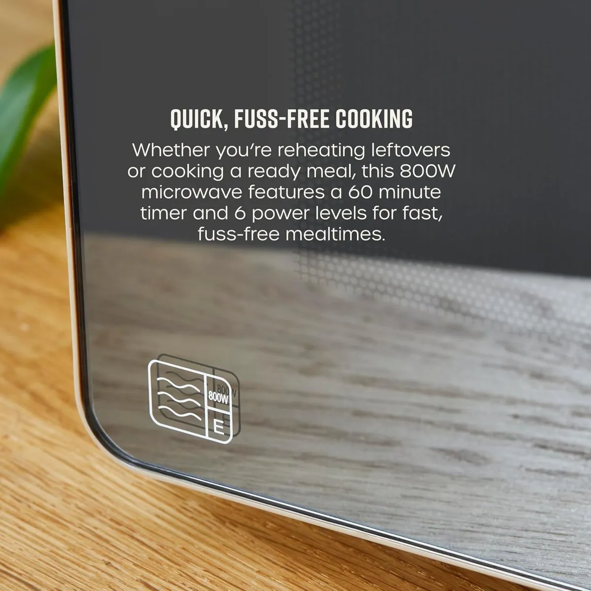 Nordic Digital Microwave with 6 Power Settings 60 - Image 4