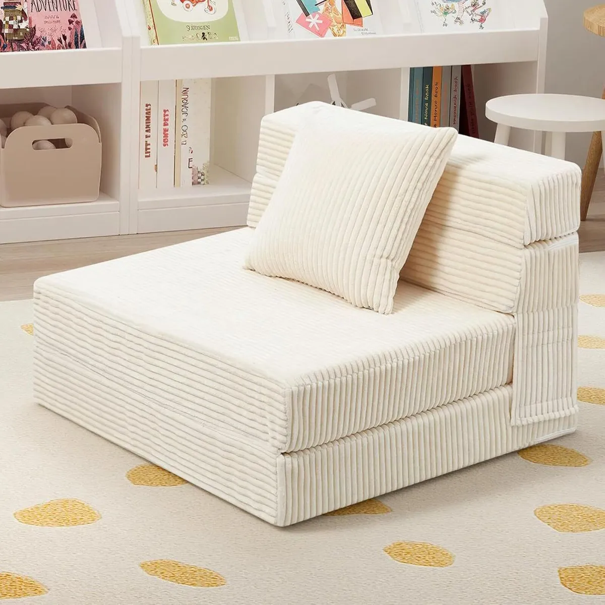 Kids Sofa Bed Toddler Folding Futon Chair - Image 2