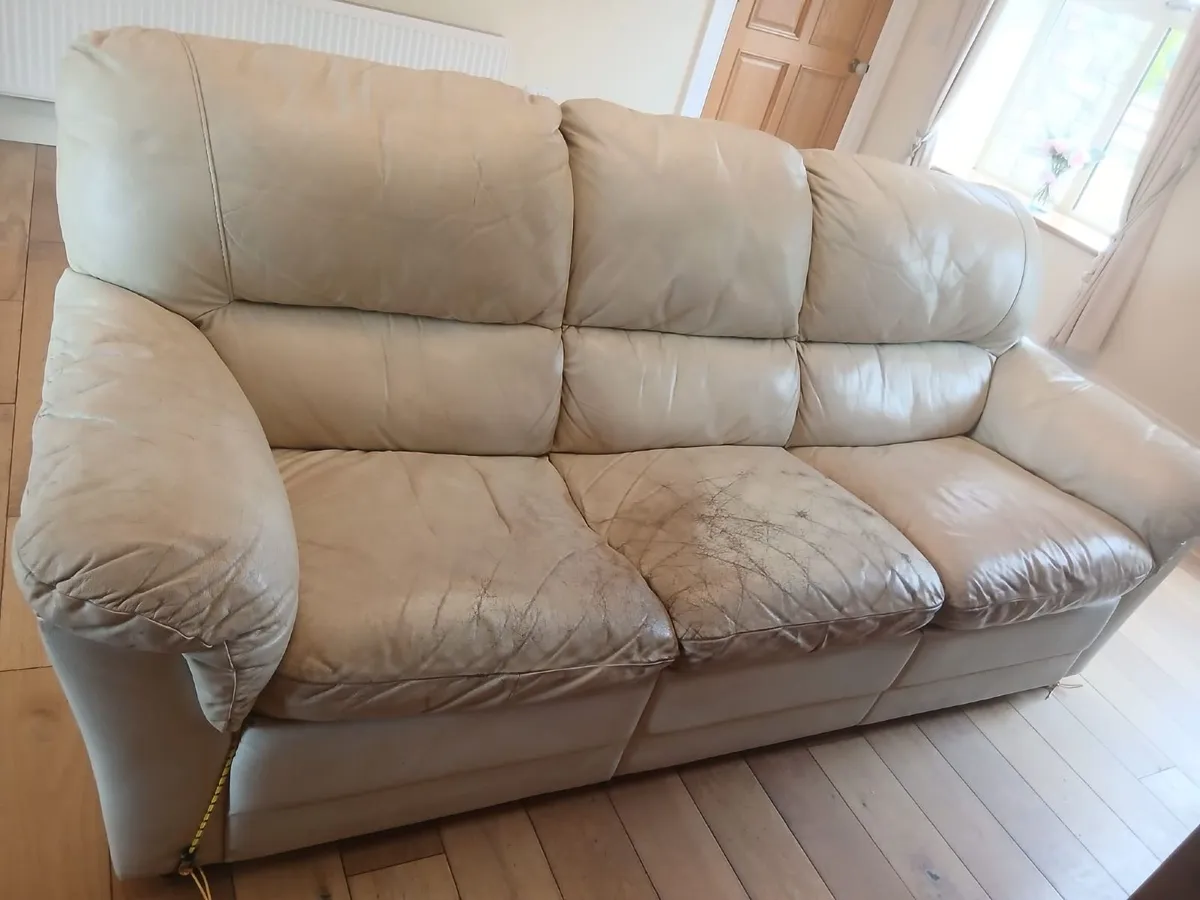 Leather Sofa - Image 4