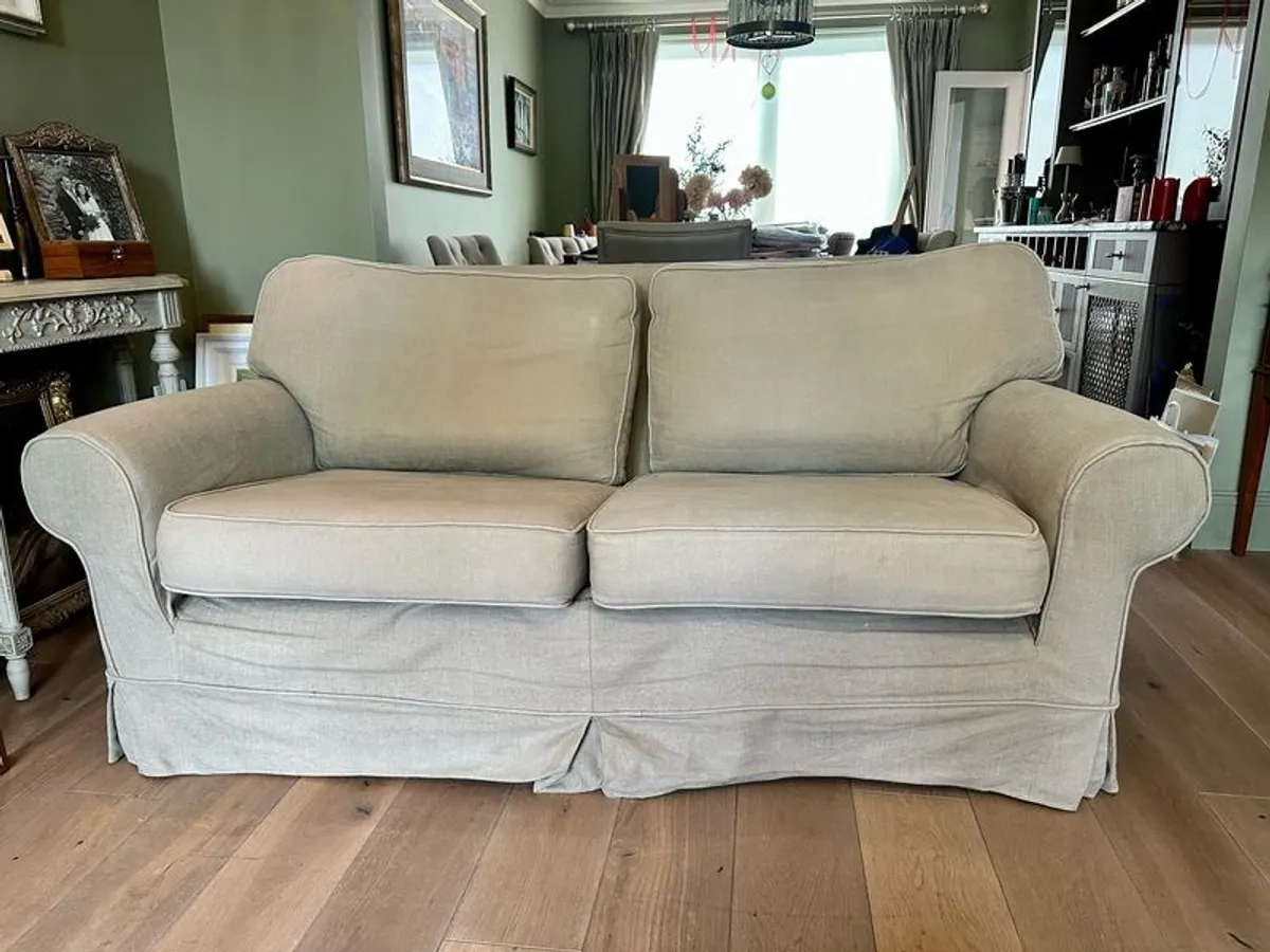 Beige Sofa Factory 2.5 seater Sofa - Image 2