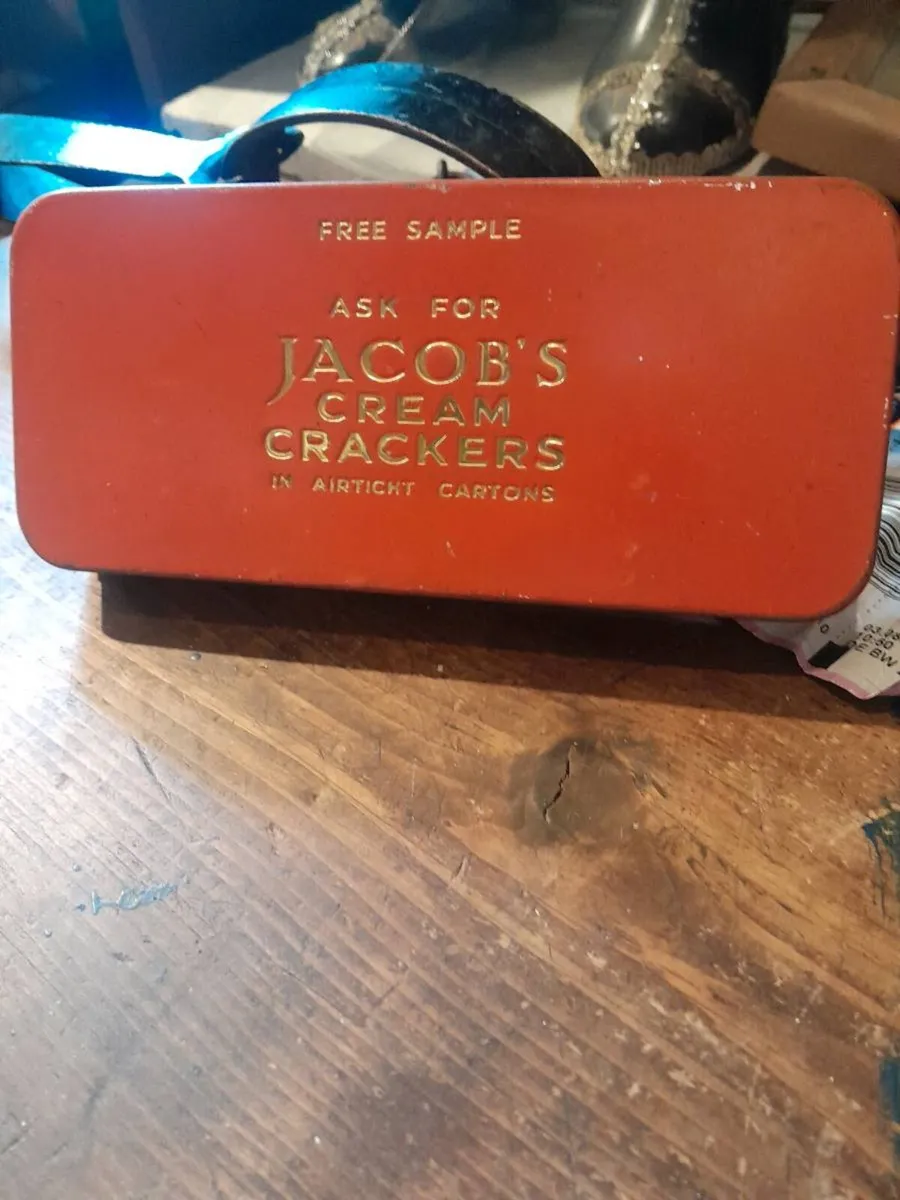 Vintage Jacobs cream crackers free sample  box - Image 2