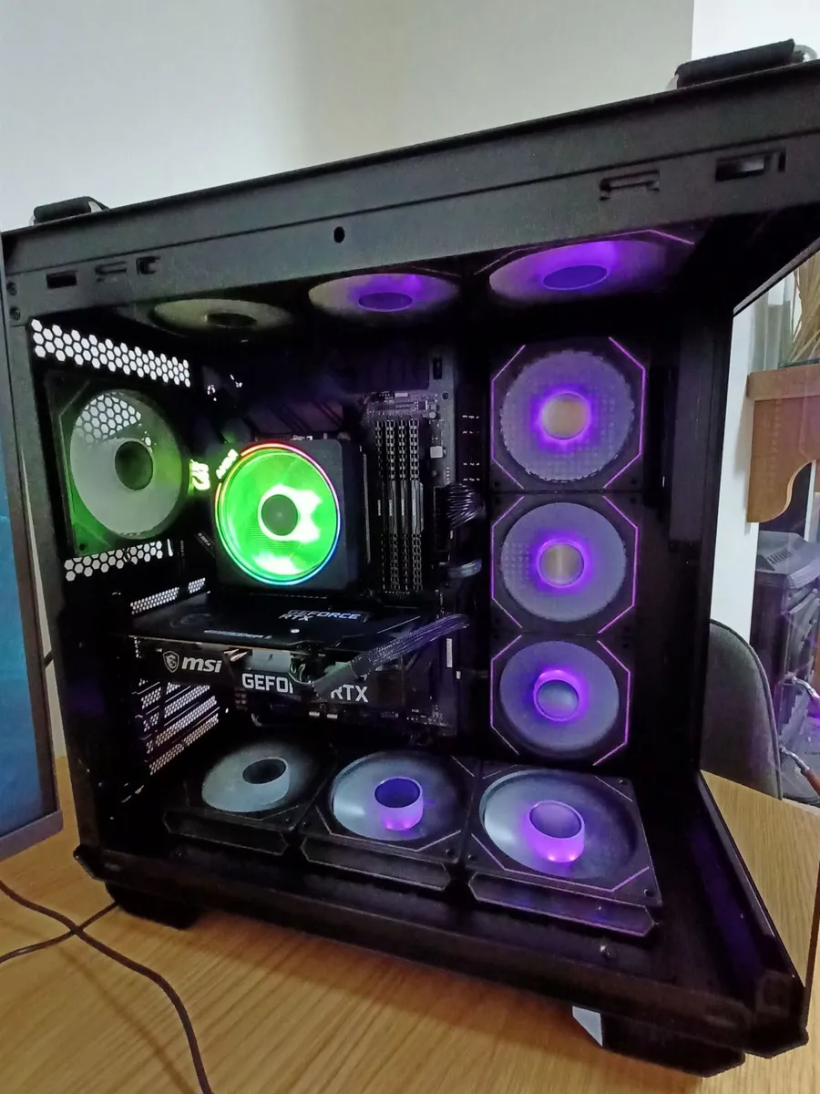 Gaming PC Full setup with monitor mouse keyboard - Image 3