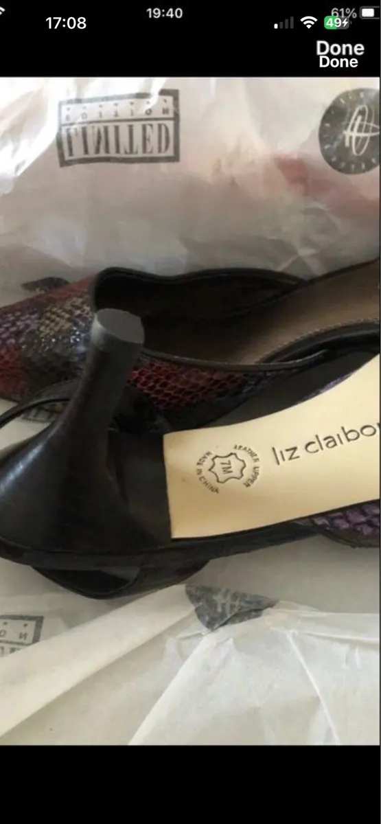 Ladies new designer shoes size 4 €25 - Image 3