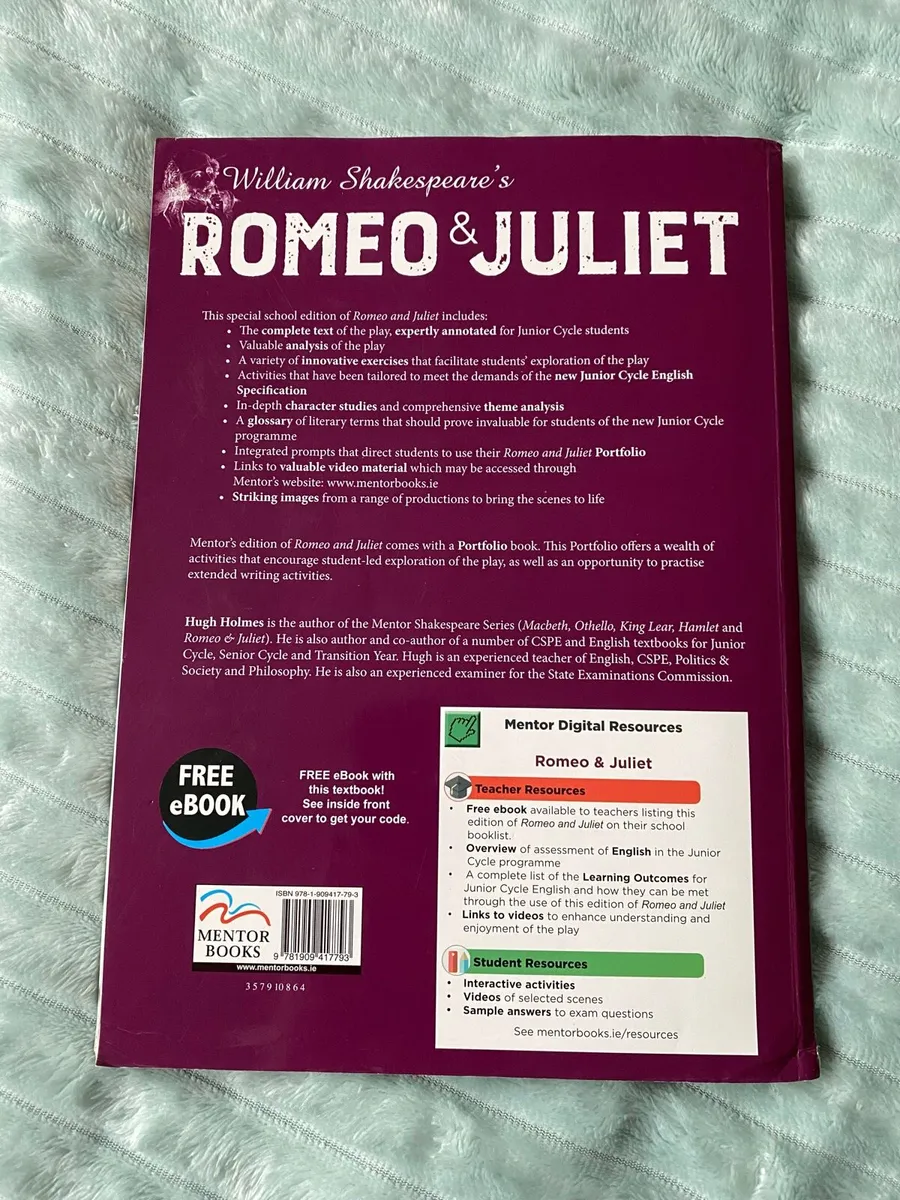 Junior Cycle English Romeo & Juliet Hugh Holmes - Image 2