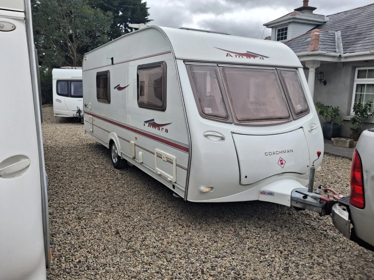 Coachman amara 4 bwith air awning and motor movers - Image 2