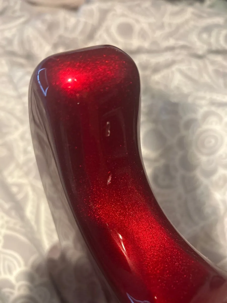SX Candy Apple Red Electric Guitar (strap included - Image 4
